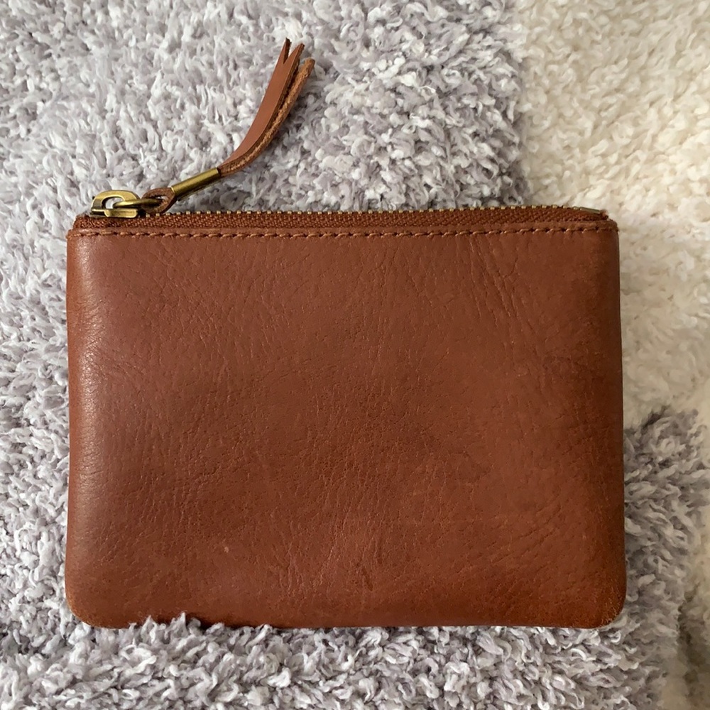 Madewell leather pouch wallet